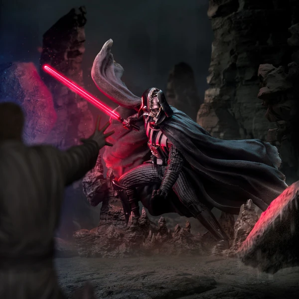 Soška Iron Studios BDS Art Scale 1/10 SW: Obi-Wan Kenobi - Darth Vader - Sochy a sošky - Obrázok E5Z9000K01