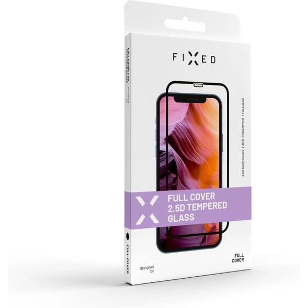 FIXED 2,5D Full-Cover tvrdené sklo Samsung Galaxy A34 5G čierne - Ochranné fólie a sklo - Obrázok E631000701