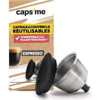 CAPSME Dolce Gusto® (Lungo) znovupoužiteľná kapsula a 1x silikónové viečko - Kávovary