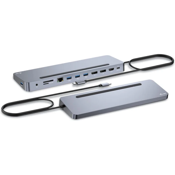 i-tec USB-C Metal Ergonomic 4K 3x Display dokovacia stanica s - Dokovacie stanice - Hlavný obrázok