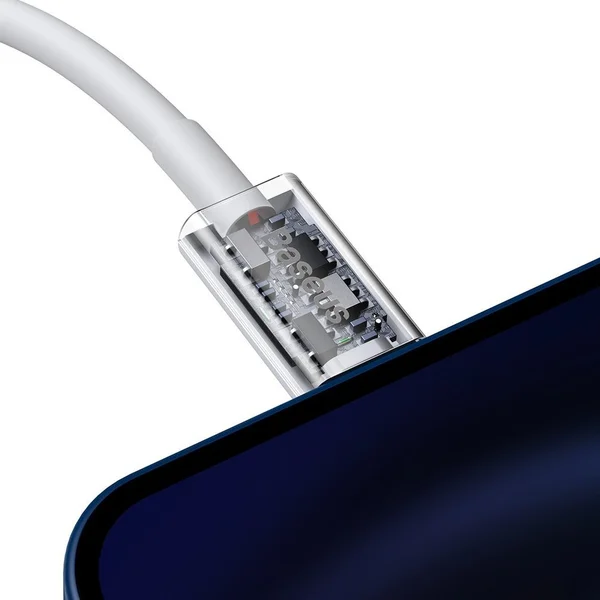 Baseus Superior USB-C/Lightning napájací kábel 20W 1m biely - Káble a redukcie - Obrázok E76E300401