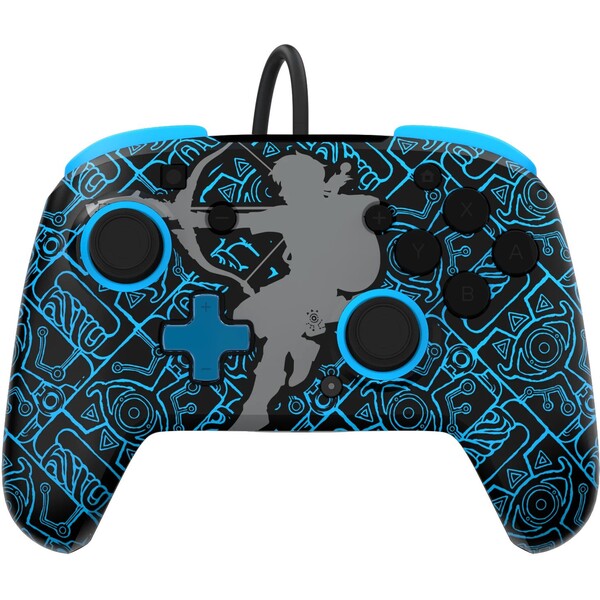 PDP Padwired Rematch drôtový ovládač GITD - Zelda Sheikah (Switch)