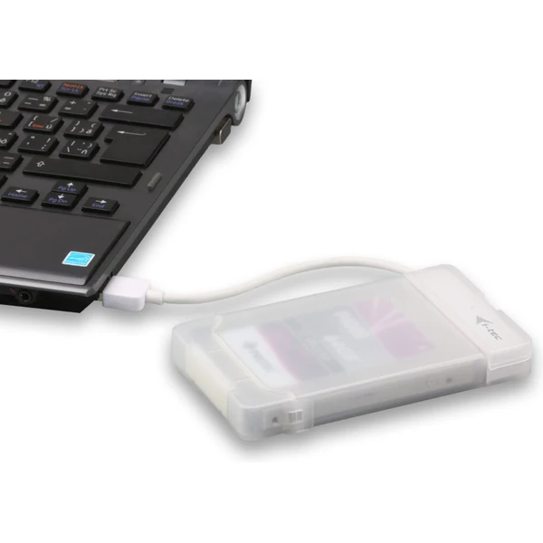 i-tec MYSAFE Easy 2,5' USB 3.0 biely - Externé boxy - Obrázok E7KWE00101