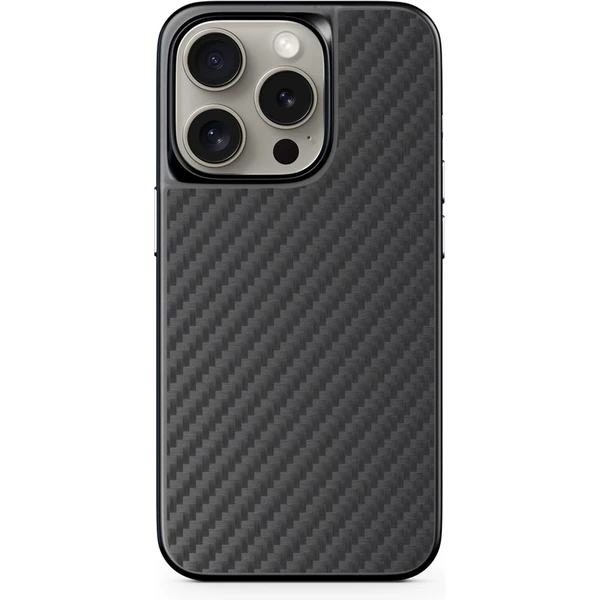 Epico Mag+ Hybrid Carbon kryt pre iPhone 16 Pro čierna - Puzdra - Hlavný obrázok