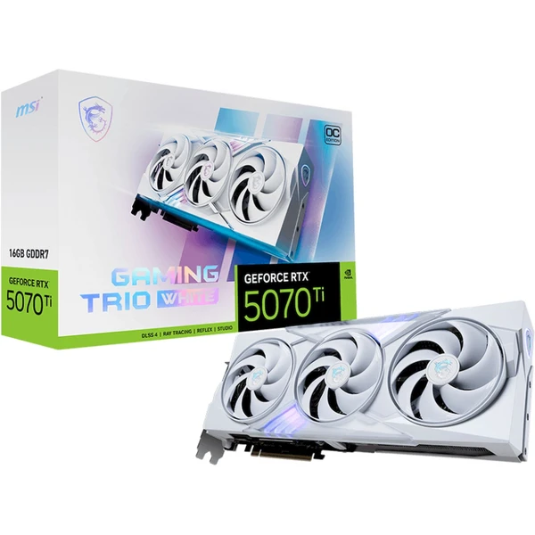 MSI NVIDIA GeForce RTX 5070 Ti TRIO OC WHITE - Grafické karty - Obrázok E7RI000K01
