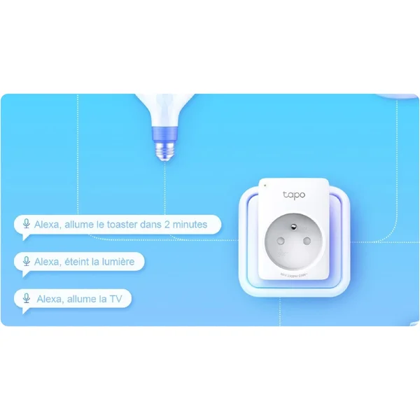TP-Link Tapo P110 múdra zásuvka WiFi - Inteligentné zásuvky - Obrázok E7UJF00101