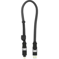 Napájací kábel Rolling Square inCharge XL 6v1 100W 0,3m čierny - Káble a redukcie