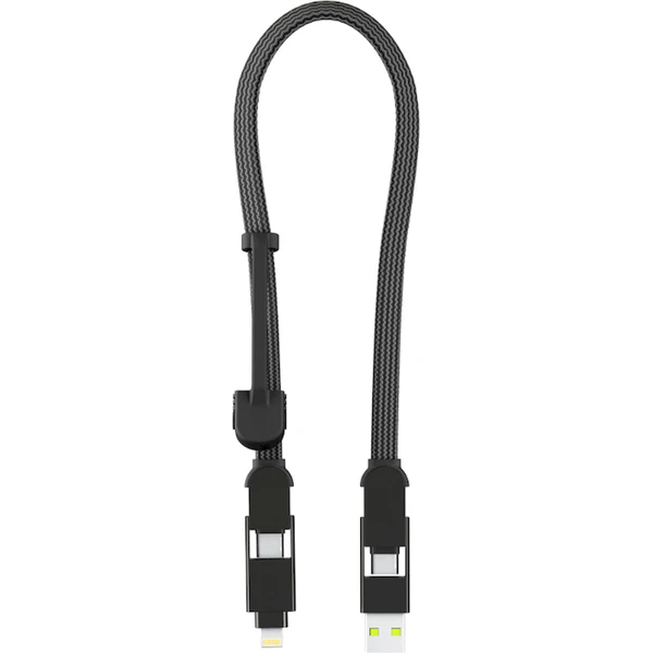Napájací kábel Rolling Square inCharge XL 6v1 100W 0,3m čierny - Káble a redukcie - Hlavný obrázok