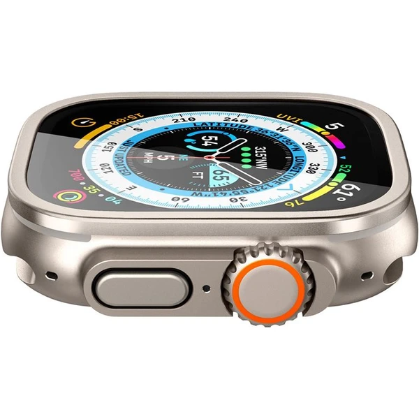 Spigen Glass tR Slim Pro 1 Pack tvrdené sklo Apple Watch Ultra 49mm sivé - Ochranné fólie a sklo - Obrázok E8JA000601