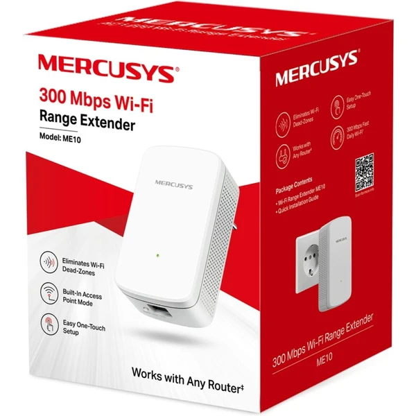 Mercusys ME10 Extender - Wi-Fi extendery - Obrázok E8R7300401