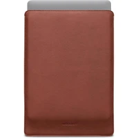 Woolnut kožené Sleeve púzdro pre 15" MacBook Air hnedé - Puzdra
