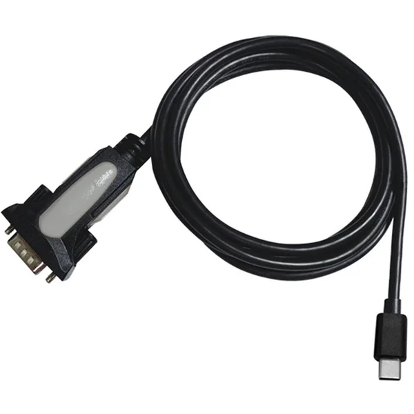 PremiumCord USB-C/COM (DE-9) kábel 1,8m čierny - Káble a redukcie - Hlavný obrázok