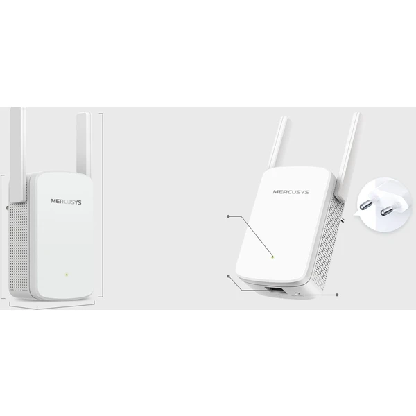 Mercusys ME30 Extender - Wi-Fi extendery - Obrázok E9R7300401