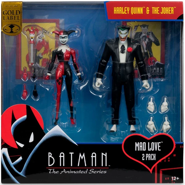 Akčné figúrky McFarlane Toys Batman: The Animated Series - Harley Quinn and Joker (Gold Label) - Figúrky - Obrázok E9YM000K01