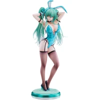 Original Character PVC Statue 1/4 Green Twin Tail Bunny-chan 43 cm - Hentai sošky a sochy 18+