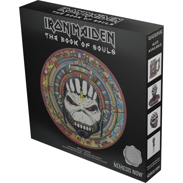 Nástenná plaketa Nemesis Now Iron Maiden - Book of Souls 29 cm - Dekorácie - Obrázok EA1H000N01