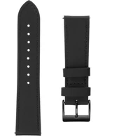 FIXED Leather Strap kožený remienok so šírkou 20mm pre smartwatch čierny - Remienky