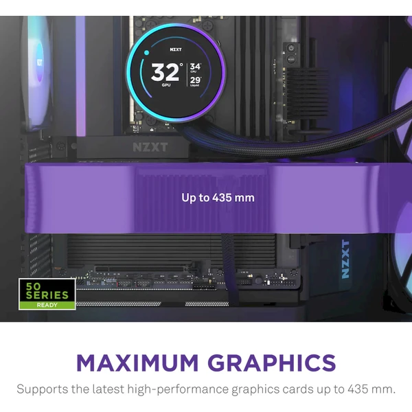 NZXT H9 Flow RGB čierna - Počítačové skrine - Obrázok EA7K000K01
