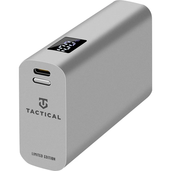 Tactical EDC Brick powerbanka 9600mAh strieborná - Powerbanky - Hlavný obrázok