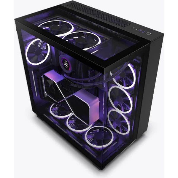 NZXT H9 Elite edition čierna - Počítačové skrine - Obrázok EC0L100501