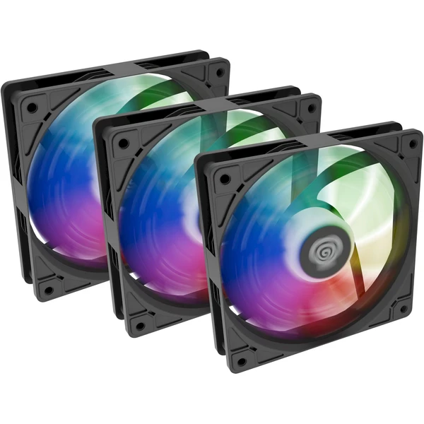 Genesis OXAL 120 ARGB čierny 3-PACK - Ventilátory pre PC - Obrázok EC4J000K01