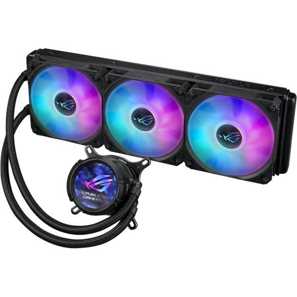 ASUS ROG STRIX LC III 360 ARGB LCD čierna - Chladiče - Obrázok ECB9000O01