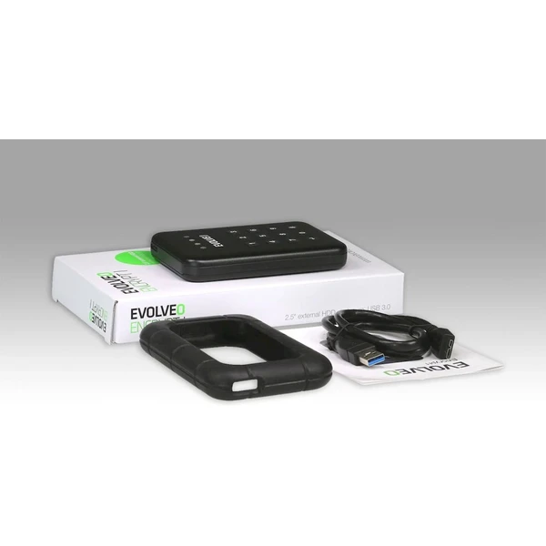 EVOLVEO 2.5" Encrypt 1 externý rámček na HDD USB 3.0 - Externé boxy - Obrázok ECBJ000K01