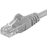 PremiumCord RJ45/RJ45 Cat6 UTP patch kábel 5m sivý - Káble a redukcie
