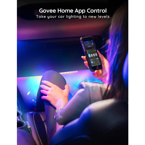 Govee Smart LED pásky do auta  - Inteligentné osvetlenie - Obrázok ECH4000J01