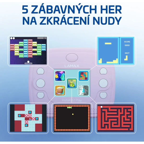 LAMAX InstaKid2 Play detský fotoaparát ružový - Fotoaparáty - Obrázok EDAK000K01