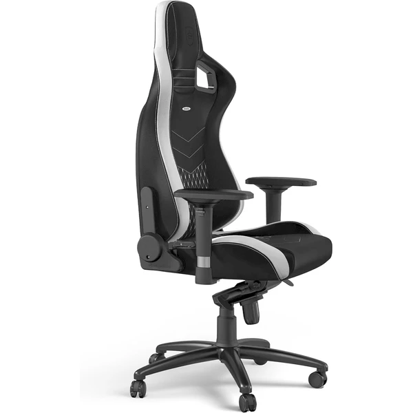 noblechairs EPIC Real Leather herná stolička čiernobiela - Stoličky - Obrázok EDUA000J01