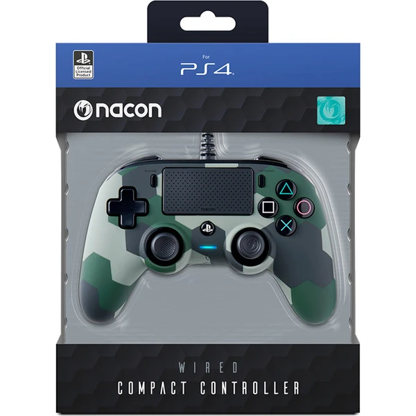 Nacon Gamepad Compact Controller Camo Green (PS4) - Herné ovládače - Obrázok EEOI100201