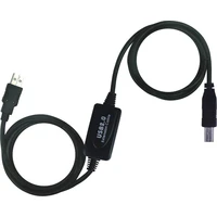 PremiumCord USB-A/USB-B predlžovací kábel 15m čierny - Káble a redukcie