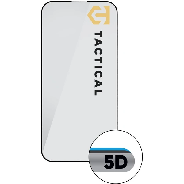 Tactical Glass Shield 5D sklo pre Apple iPhone 14 Pro čierne - Ochranné fólie a sklo - Obrázok EGV5700301