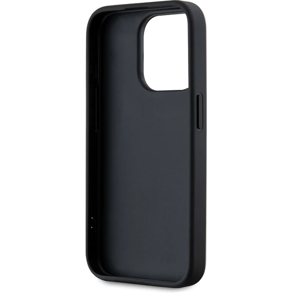 Karl Lagerfeld PU Saffiano Athleisure Stripe and Strap zadný kryt iPhone 15 Pro Max ružový - Puzdra - Obrázok EHN5000J01