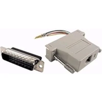 PremiumCord LPT/RJ45 redukcia sivá - Káble a redukcie