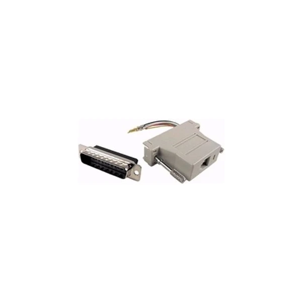 PremiumCord LPT/RJ45 redukcia sivá - Káble a redukcie - Hlavný obrázok
