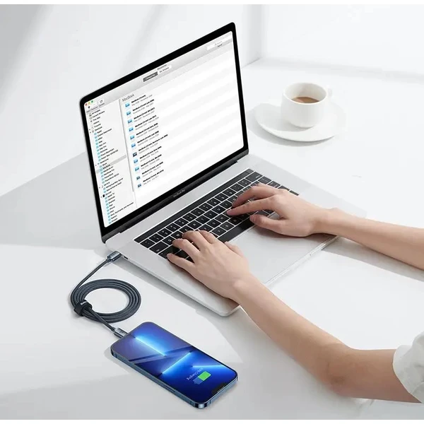 Baseus CAJY000201 Crystal Shine Series Dátový Kábel USB-C - Lightning 20W 1,2m Black - Káble - Obrázok EHRL100501