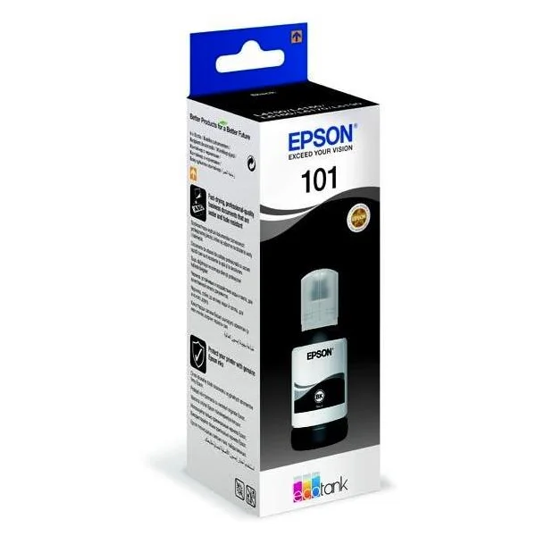 EPSON 101 EcoTank čierna atramentová náplň - Tonery - Hlavný obrázok