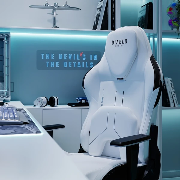 Diablo X.One Prime Normal Size herné stoličky čierno-biela - Stoličky - Obrázok EICG000K01