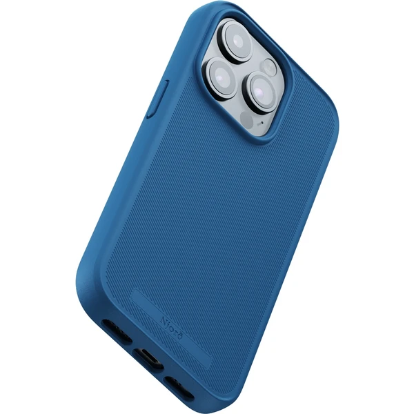 NJORD 100% GRS MagSafe kryt iPhone 15 Pro modrý - Puzdra - Obrázok EJ19000601