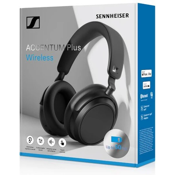 Sennheiser Accentum Plus bezdrôtové slúchadlá čierna - Slúchadlá - Obrázok EJ81000K01