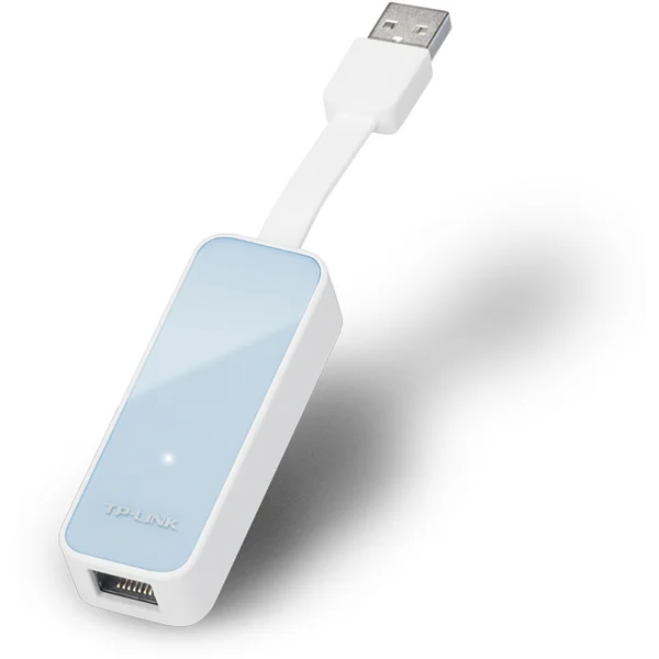 TP-LINK UE200 adaptér USB 2.0 na Ethernet, modro-biely - Sieťové karty - Hlavný obrázok