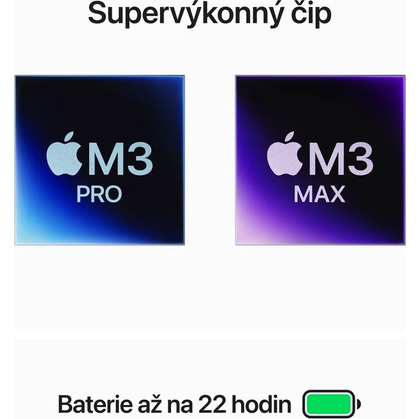 CTO Apple MacBook Pro 16" / 1TB SSD / UK KLV/ 36GB / Vesmírne čierna / M3 Pro 12xCPU / 18xGPU/ UK PW - Notebooky - Obrázok EJN2000G01
