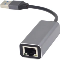 PremiumCord adaptér USB3.0 -> LAN RJ45 ETHERNET 10/100/1000 MBIT Aluminium - Sieťové karty
