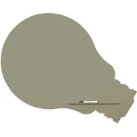 Rocada Skin Shape Idea 6461-7033 magnetická tabuľa cementová šedá RAL 7033 - Magnetické tabule