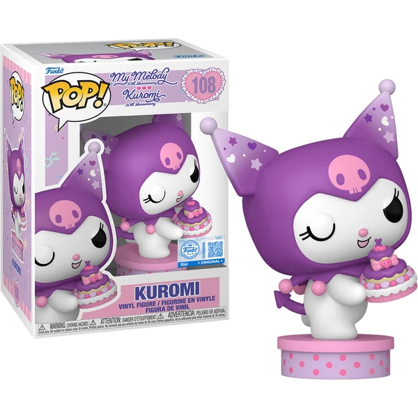 Funko POP! #108 Sanrio: Hello Kitty & Friends - Kuromi with Cake - Funko POP! - Hlavný obrázok