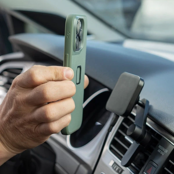 Peak Design Car Mount Vent V2 MagSafe Qi2 držiak do auta (s nabíjaním) čierny - Držiaky - Obrázok EM9C000O01