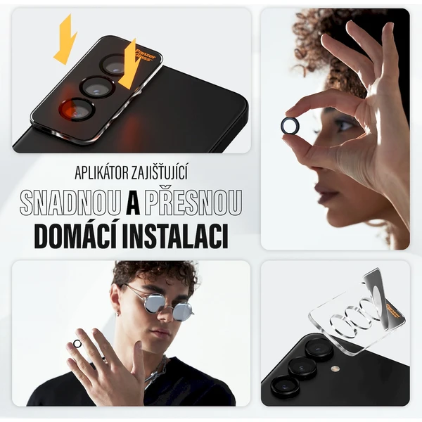PanzerGlass HoOps ochranné krúžky Samsung Galaxy S24/S23/S23+ - Ochranné fólie a sklo - Obrázok EN51000P01