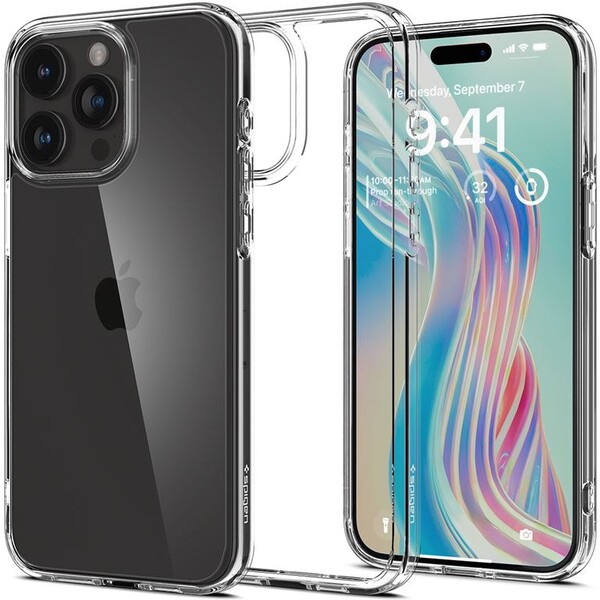 E-shop Spigen Crystal Hybrid kryt iPhone 15 Pre číry